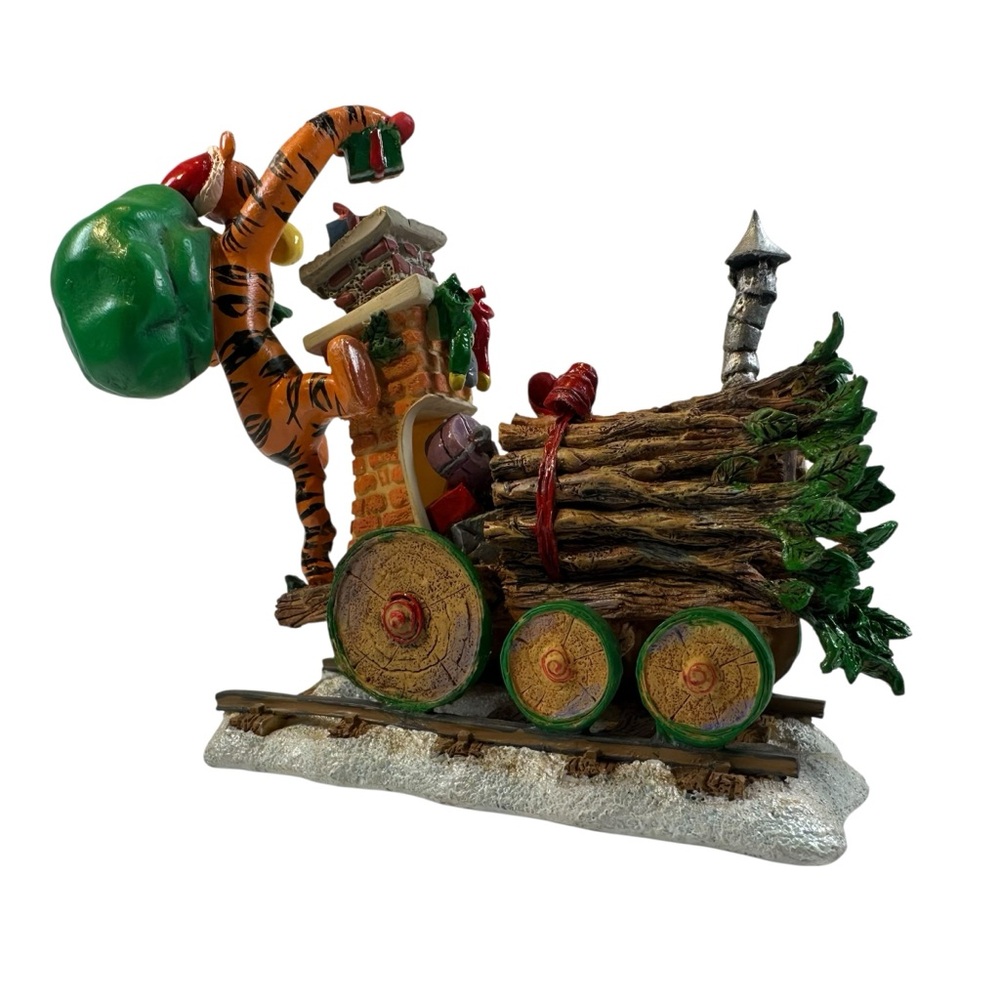 Disney TIgger Holiday Train Engine Danbury Mint Pooh Christmas Gifts Vintage - Picture 6 of 12